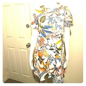 ZARA TRAFALUC floral dress Sz M